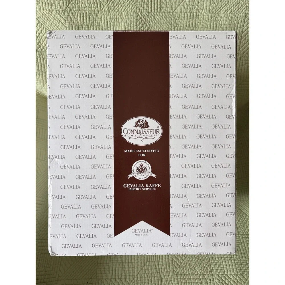 Gevalia Connoisseur Home Concepts 10 Cup Coffee Maker White GM-410W New Open Box